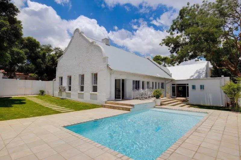 Cape Dutch heritage building with pool in Highlands North